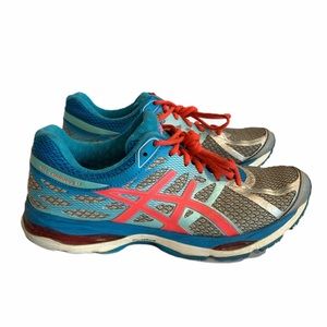 Asics Gel Cumulus 17 Running Shoes Silver Blue